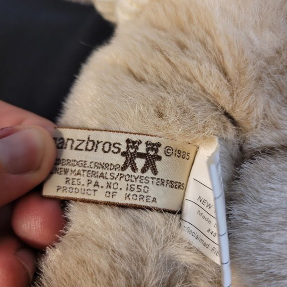 Ganz Heritage Collection 1985 Tan Bear New With Tags - Picture 5 of 5